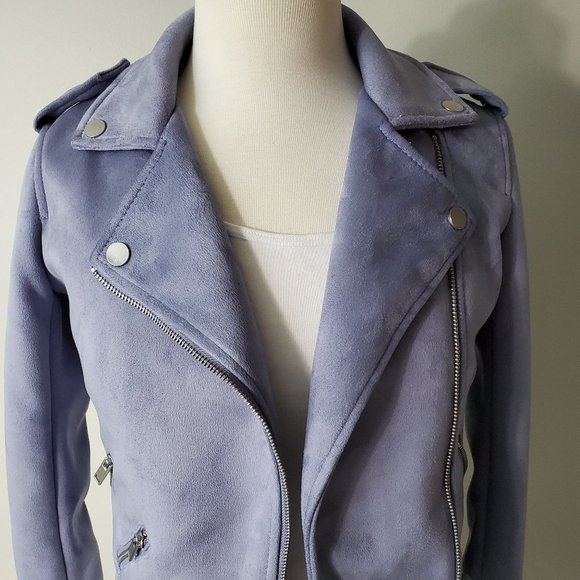 Bar III Jackets & Blazers - BAR III FAUX SUEDE MOTO JACKET